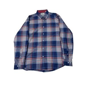 Southern Pines Mens XL Plaid Button Down‎ Long Sleeve Casual Shirt
